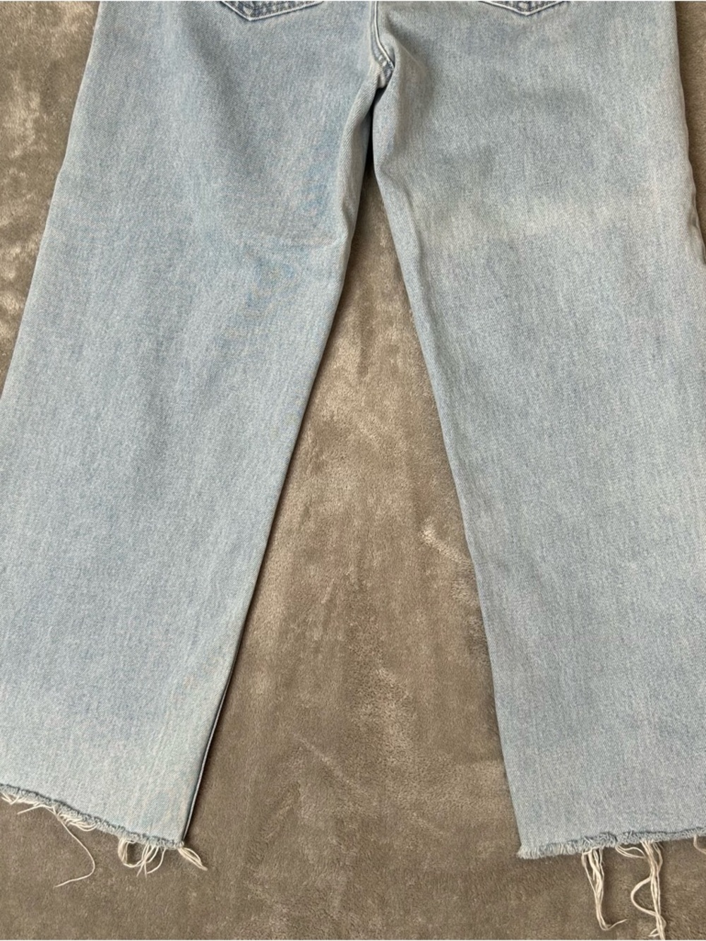 Assembly Label Jeans Straight Relaxed Fit Blue Denim Jeans Women’s Size 8 - Picture 9 of 16